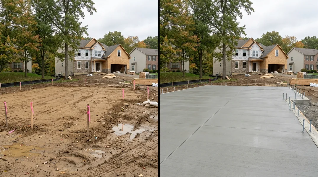 New Construction Slab Guide: What Akron-Area Homebuyers Should Know Before Closing