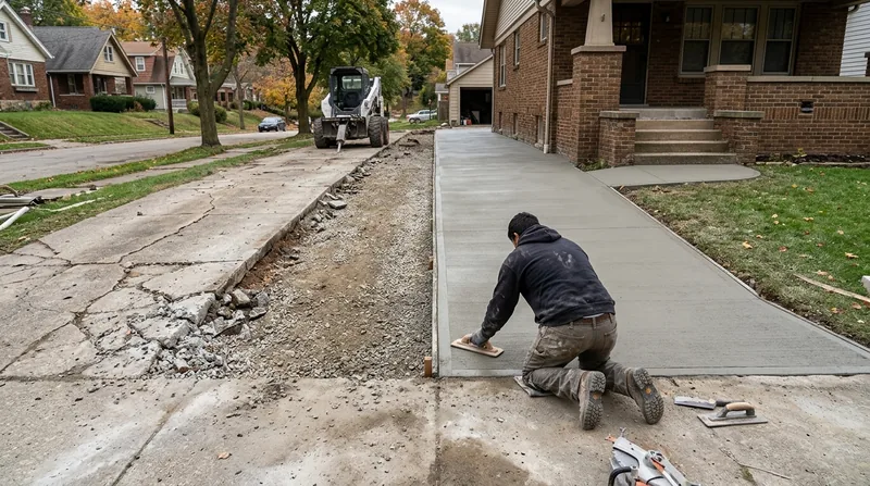 Concrete Removal & Replacement Akron